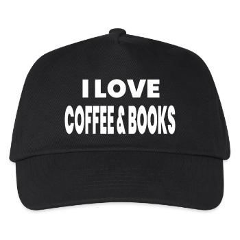 Kaffee - Kinder Basecap - Schwarz - Vorne
