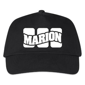 Name Marion - Kids’ Baseball Cap - black - Front