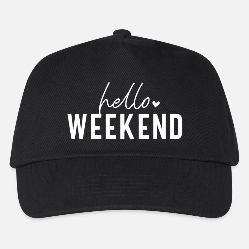 Ciao Fine settimana - Berretto da baseball per bambini - nero