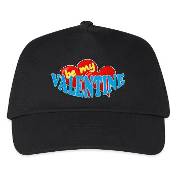 Valentine - Kids’ Baseball Cap - black - Front