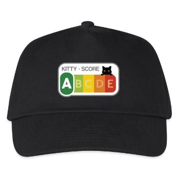 Kitty Score, Cat Score - Kids’ Baseball Cap - black - Front