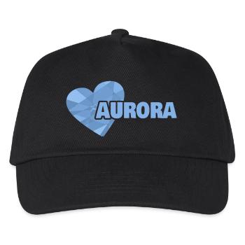 Mama Aurora - Kinder Basecap - Schwarz - Vorne
