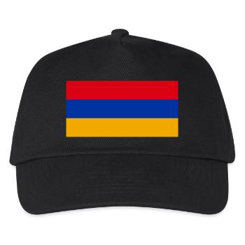 Arménie - Casquette de baseball Enfant - noir - Devant