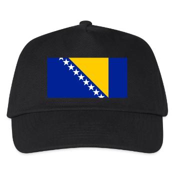 Bosnien und Herzegowina - Kinder Basecap - Schwarz - Vorne