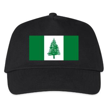 Île Norfolk - Casquette de baseball Enfant - noir - Devant