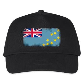 Tuvalu Tuvalu - Kids’ Baseball Cap - black - Front