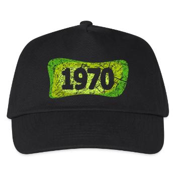 1970 1970 - Kids’ Baseball Cap - black - Front