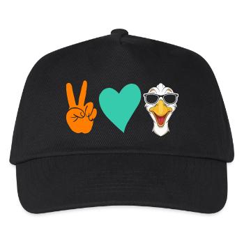 Goose - Kids’ Baseball Cap - black - Front
