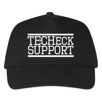 Texte d’assistance Techeck - Casquette de baseball Enfant - noir - Devant