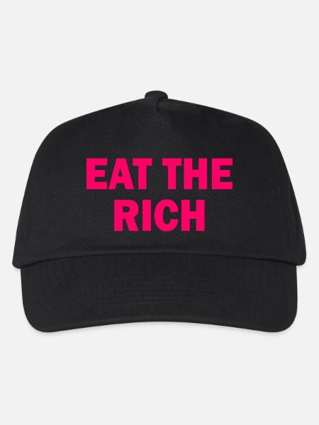 Eat the rich - Kids’ Baseball Cap - black