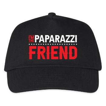 I'm The Paparazzi Friend 2 - Kinder Basecap - Schwarz - Vorne