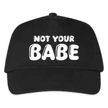 pas votre bébé - Casquette de baseball Enfant - noir - Devant