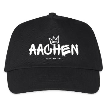 Aachen Weltmacht - Kinder Basecap - Schwarz - Vorne