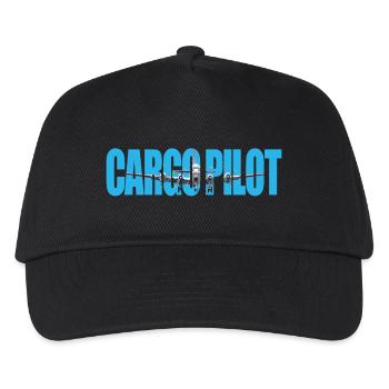 Cargo pilot C-972 - Kids’ Baseball Cap - black - Front
