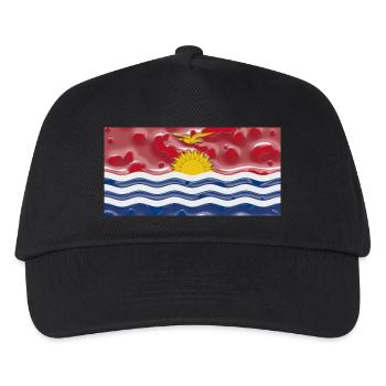 Kiribati Kiribati - Kinder Basecap - Schwarz - Vorne