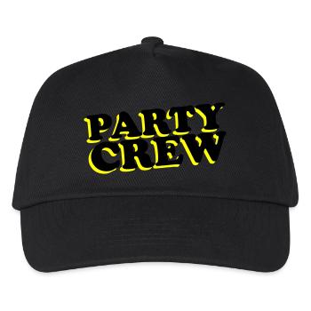 Party Crew - Kinder Basecap - Schwarz - Vorne