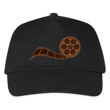 Film Roll Photo Photo Roll Video - Kids’ Baseball Cap - black - Front