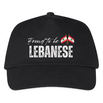 Libanese stolz, ich liebe den Libanon - Kinder Basecap - Schwarz - Vorne