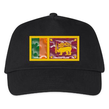 Sri Lanka - Kinder Basecap - Schwarz - Vorne