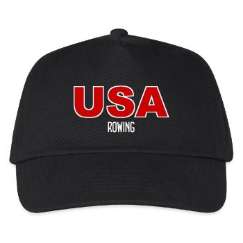 USA Rowing - US - États-Unis d’Amérique - Casquette de baseball Enfant - noir - Devant