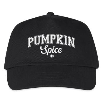 Pumpkin Spice Autumn Typography Design - Kids’ Baseball Cap - black - Front
