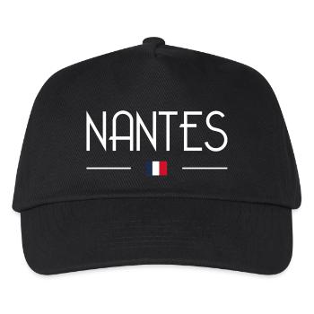 Nantes - Kinder Basecap - Schwarz - Vorne