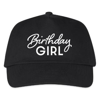 Birthday Girl - Kids’ Baseball Cap - black - Front