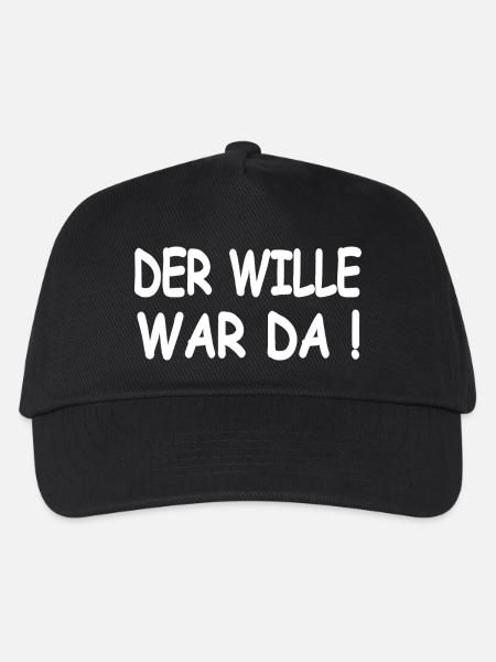 Auto - Kinder Basecap - Schwarz