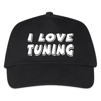 Tuning - Kinder Basecap - Schwarz - Vorne