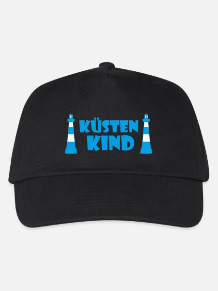 KÜSTENKIND - Kinder Basecap - Schwarz