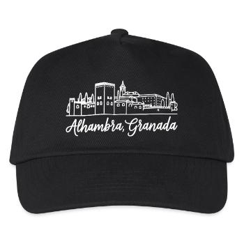 Alhambra Grenade - Casquette de baseball Enfant - noir - Devant