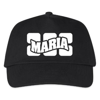 Maria - Kinder Basecap - Schwarz - Vorne