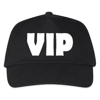 VIP - Kinder Basecap - Schwarz - Vorne