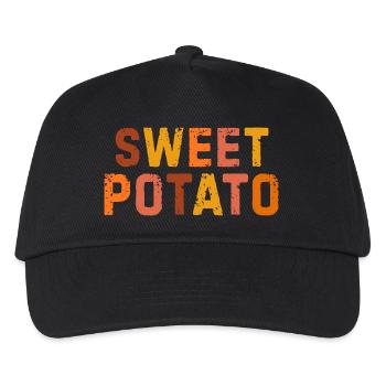 Patate douce Grouchy - Casquette de baseball Enfant - noir - Devant