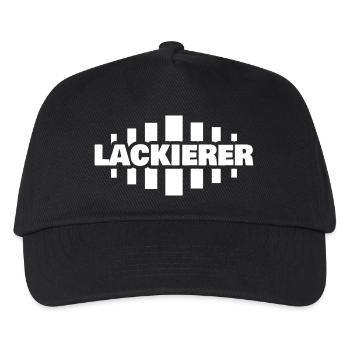 Geschenk für Lackierer - Kinder Basecap - Schwarz - Vorne
