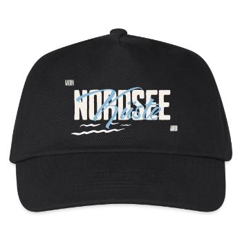 Nordsee - Küste - Kinder Basecap - Schwarz - Vorne
