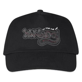Outdoor - Kinder Basecap - Schwarz - Vorne