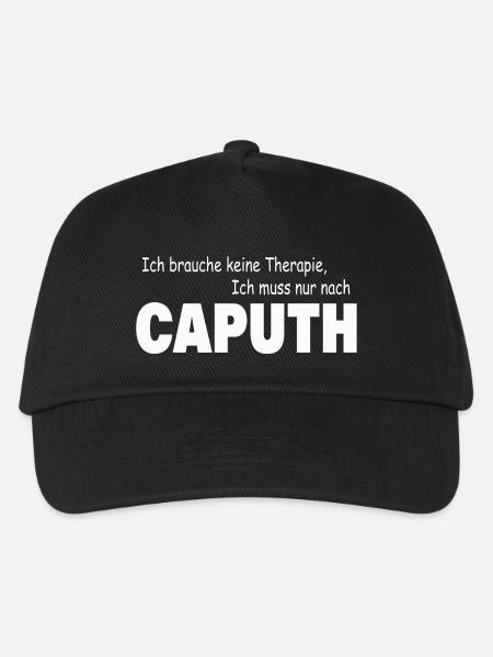 Therapie CAPUTH - Kinder Basecap - Schwarz