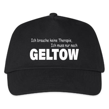 Therapie GELTOW - Kinder Basecap - Schwarz - Vorne