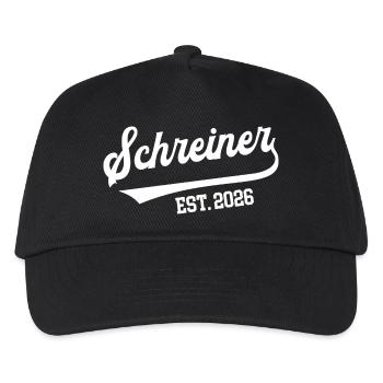 Carpenter 2026 Apprenticeship Profession Carpentry Apprentice - Kids’ Baseball Cap - black - Front