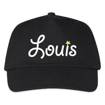 Louis - Kinder Basecap - Schwarz - Vorne