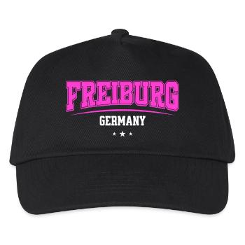 Freiburg Germany College lettering Pink Urban - Kids’ Baseball Cap - black - Front