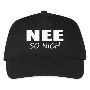 NON, PAS COMME ÇA - Casquette de baseball Enfant - noir - Devant