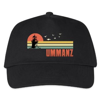 Baltic Sea Holiday ISLAND UMMANZ Souvenier Funny - Kids’ Baseball Cap - black - Front