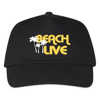 BEACH LIVE - Kids’ Baseball Cap - black - Front