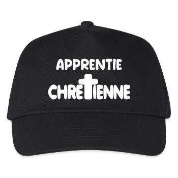 Christlich-katholisches Gottgeschenk - Kinder Basecap - Schwarz - Vorne