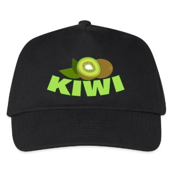 Kiwi - Kids’ Baseball Cap - black - Front