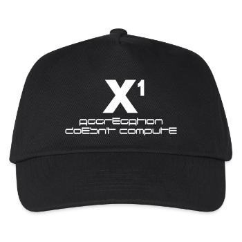 X à la puissance de un – l’agrégation ne calcule pas - Casquette de baseball Enfant - noir - Devant