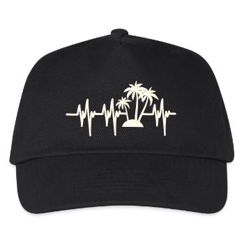 Heartbeat Beach Holiday - Kids’ Baseball Cap - black - Front