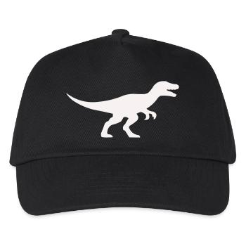 Raptor  T Rex Silhouette - Kinder Basecap - Schwarz - Vorne